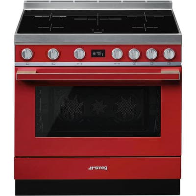 SMEG CPF9IPR fornuis, Rood (afbeelding 1 van 4)