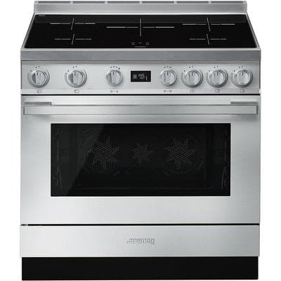 SMEG CPF9IPX fornuis, Rvs (afbeelding 1 van 4)