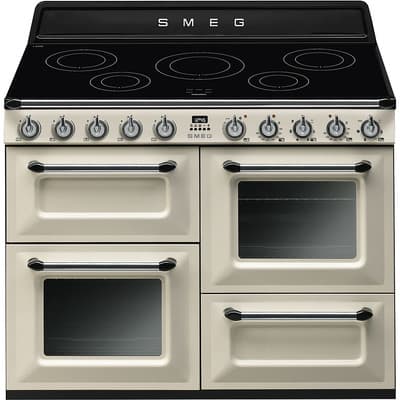 SMEG TR4110IP2 inductie fornuis crème