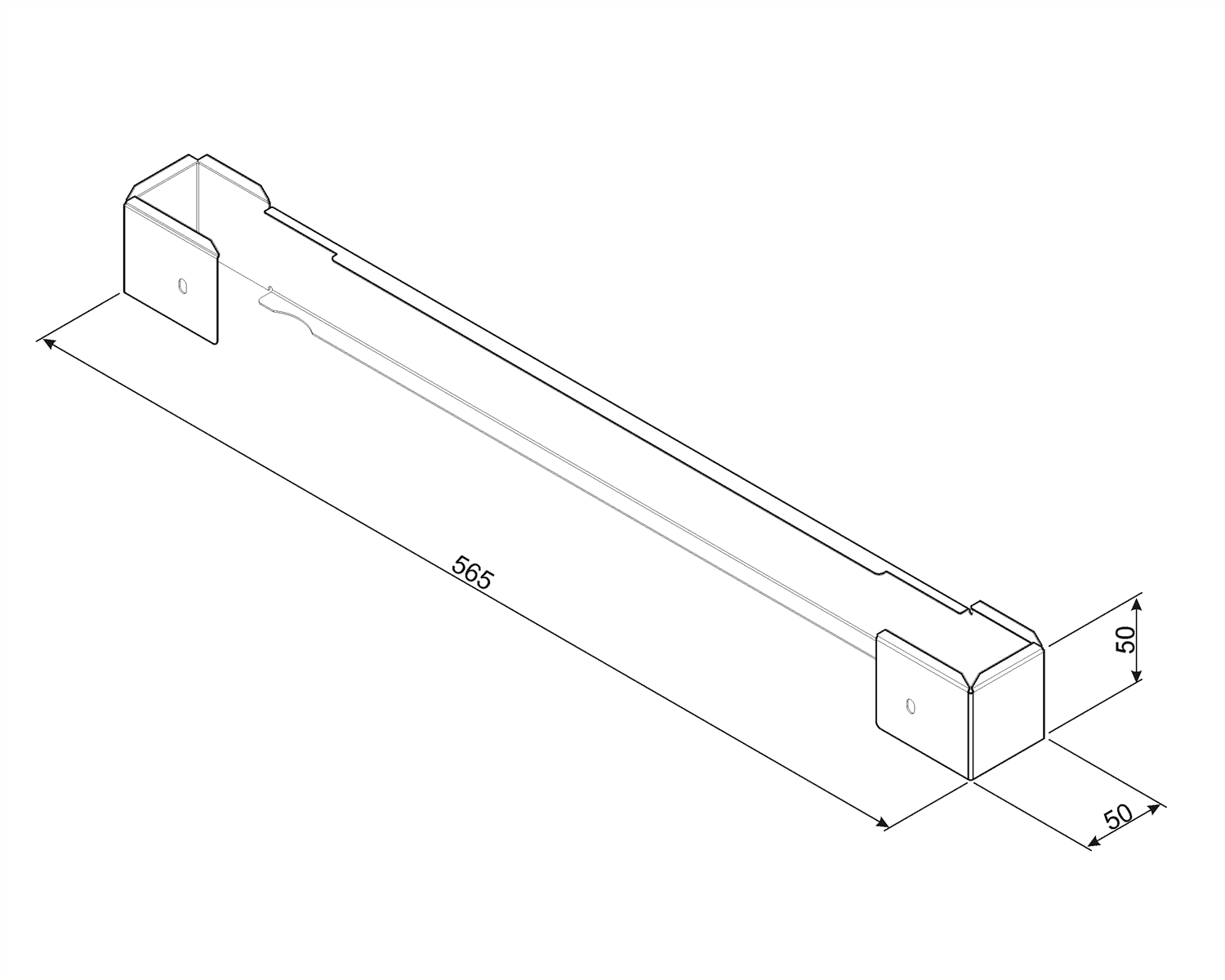SMEG KIT3-6 verhogingsset, technische tekening