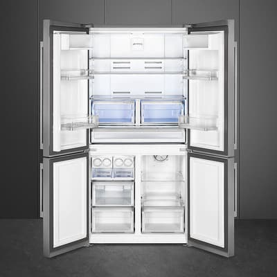 SMEG FQ60XDE koelkast, Rvs (afbeelding 2 van 3)