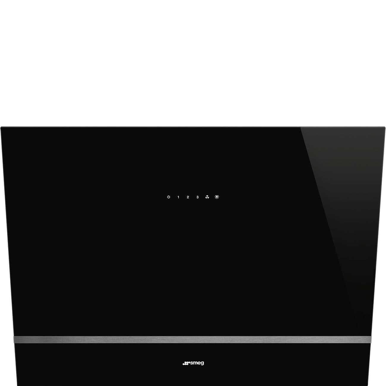 SMEG KV28N wand afzuigkap, Zwart