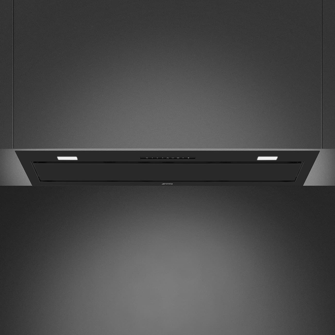 SMEG KSG9P4MB inbouw afzuigkap, Mat zwart