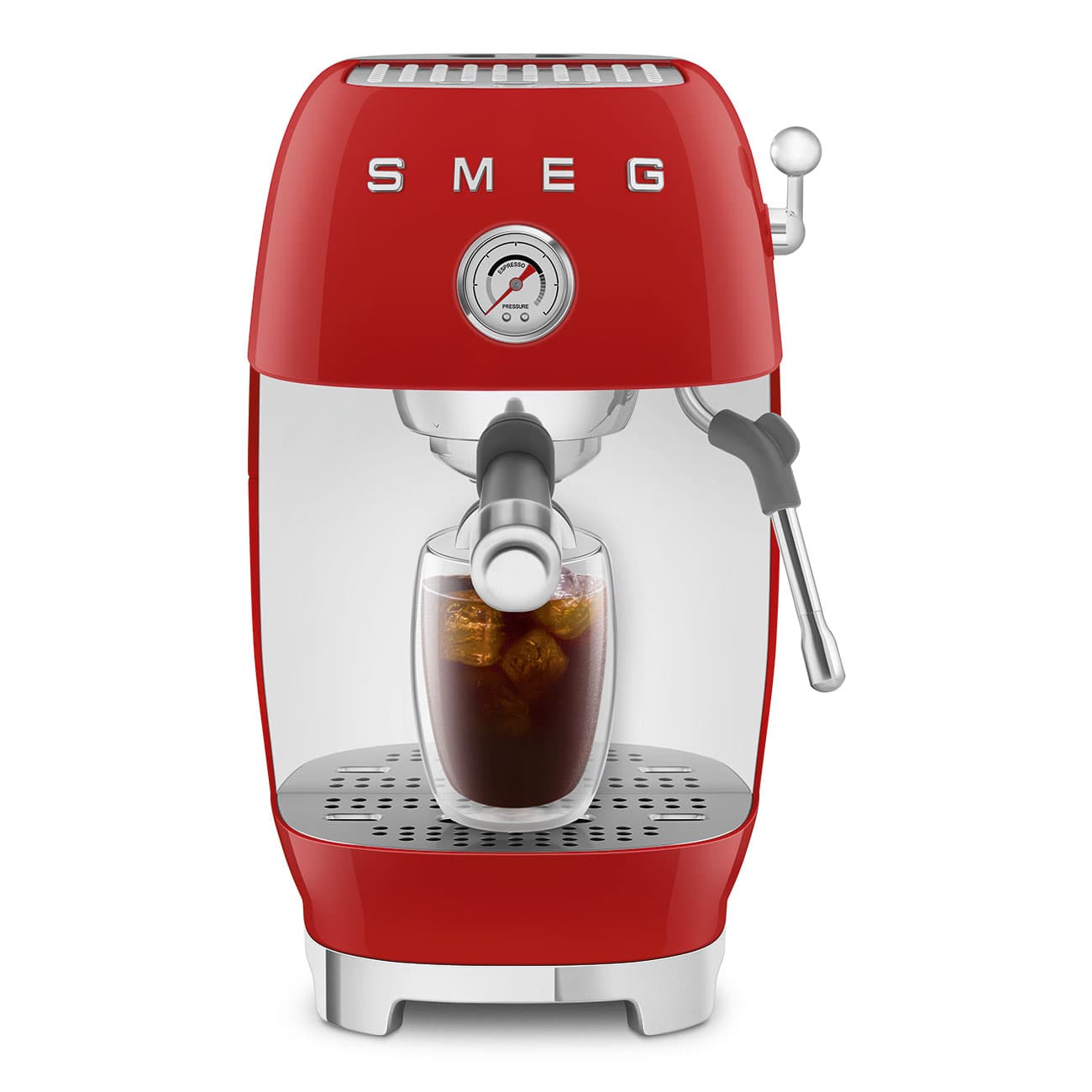 SMEG ECF03RDEU espressomachine, Rood (afbeelding 3 van 6)