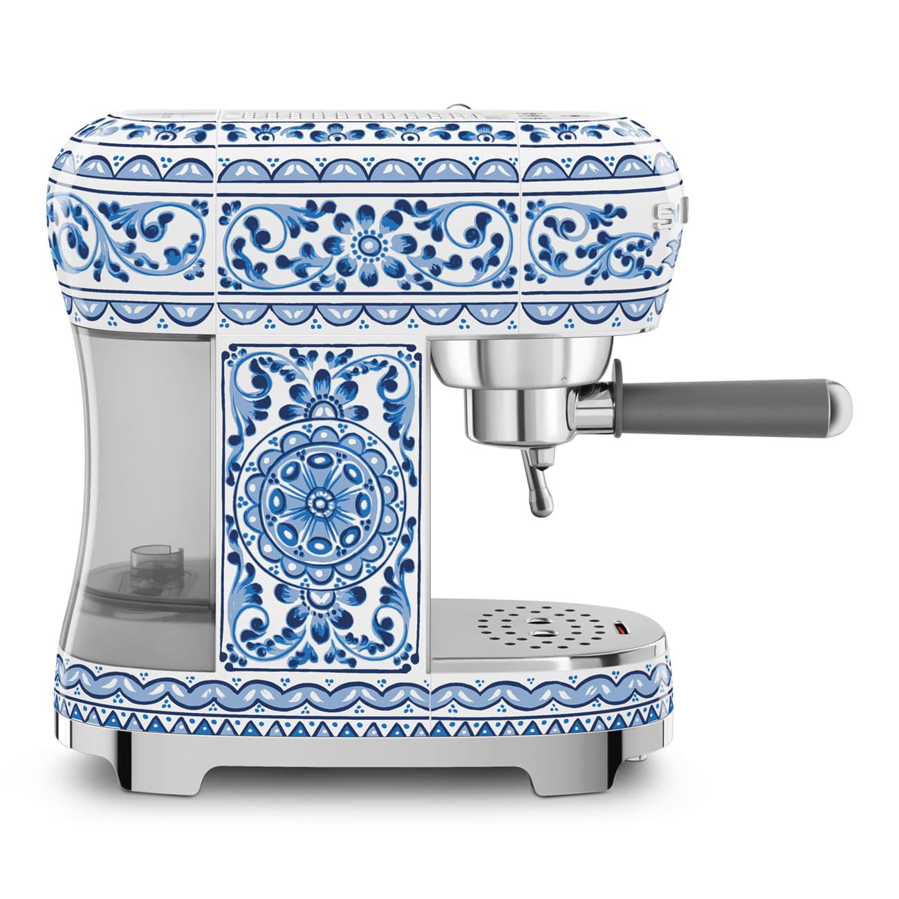 SMEG ECF02DGBEU espressomachine, Dolce &amp; Gabbana Blu (afbeelding 4 van 5)
