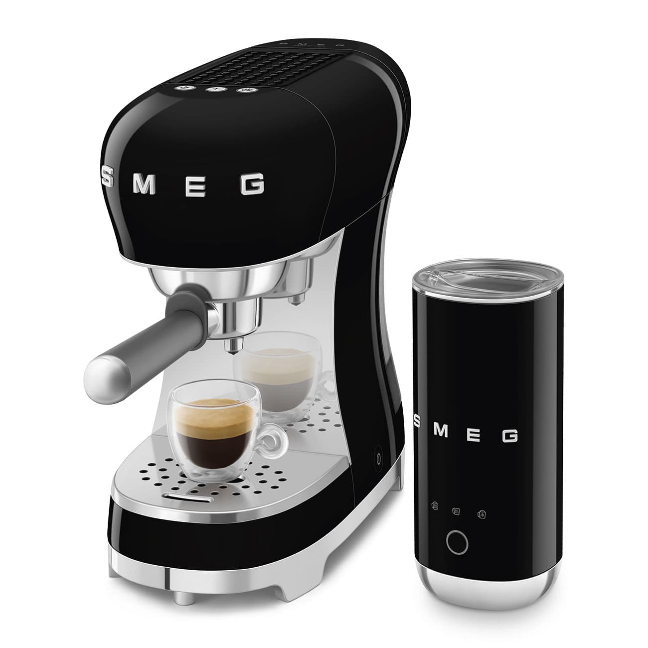 SMEG ECF12BLEU espressomachine, Zwart (afbeelding 4 van 4)