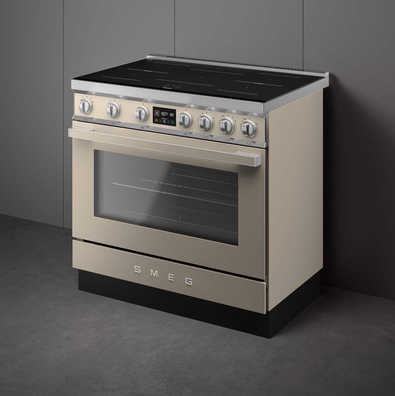SMEG CPF90I1PML2 fornuis, Moonlight (afbeelding 3 van 9)