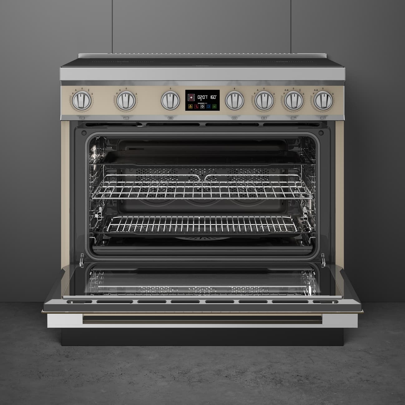 SMEG CPF90I1PML2 fornuis, Moonlight (afbeelding 4 van 9)