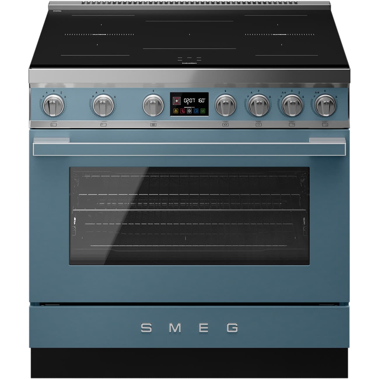SMEG CPF90I1PSB2 fornuis, Storm blue