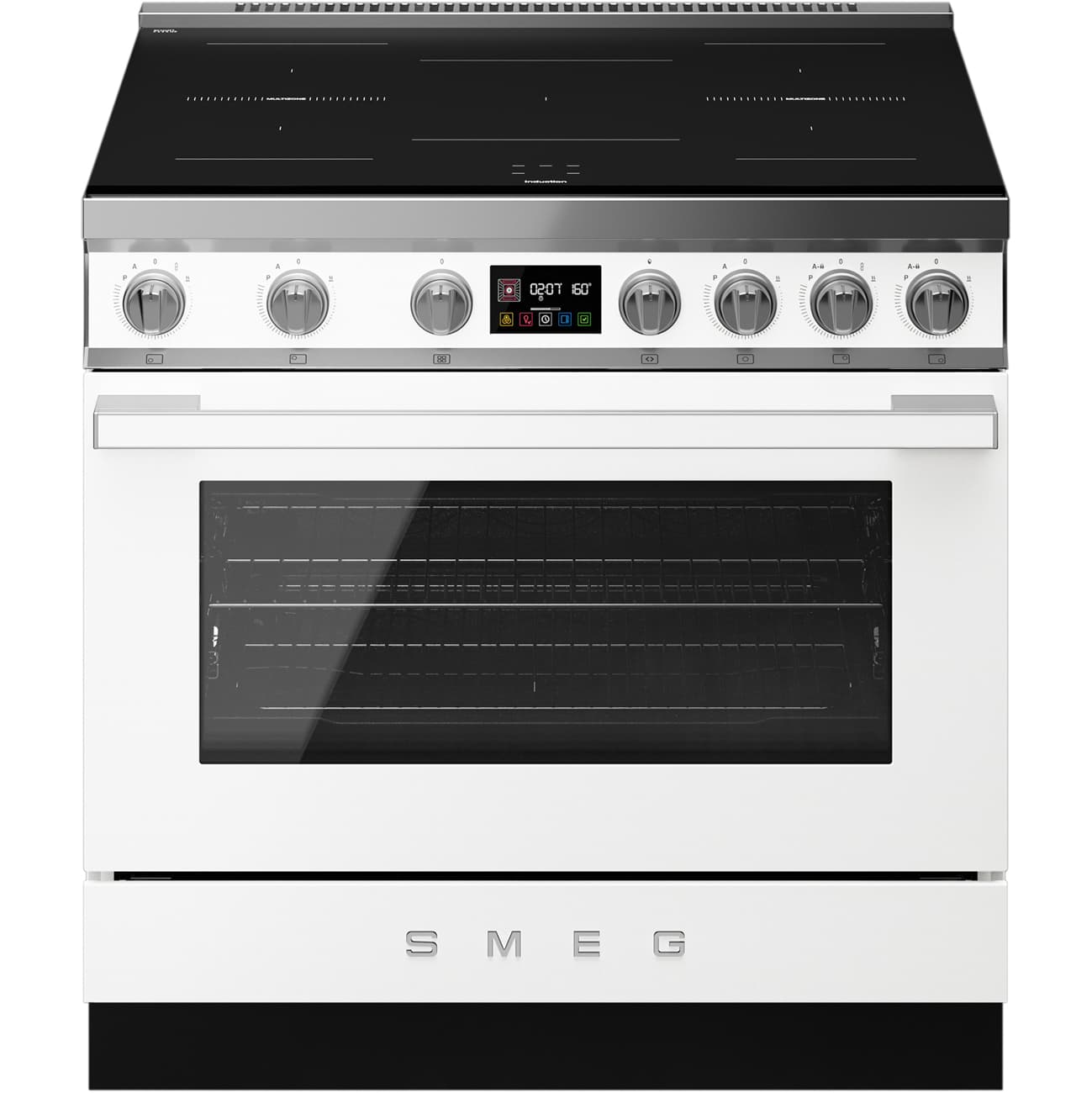 SMEG CPF90I1PWH2 fornuis, Wit (afbeelding 1 van 9)