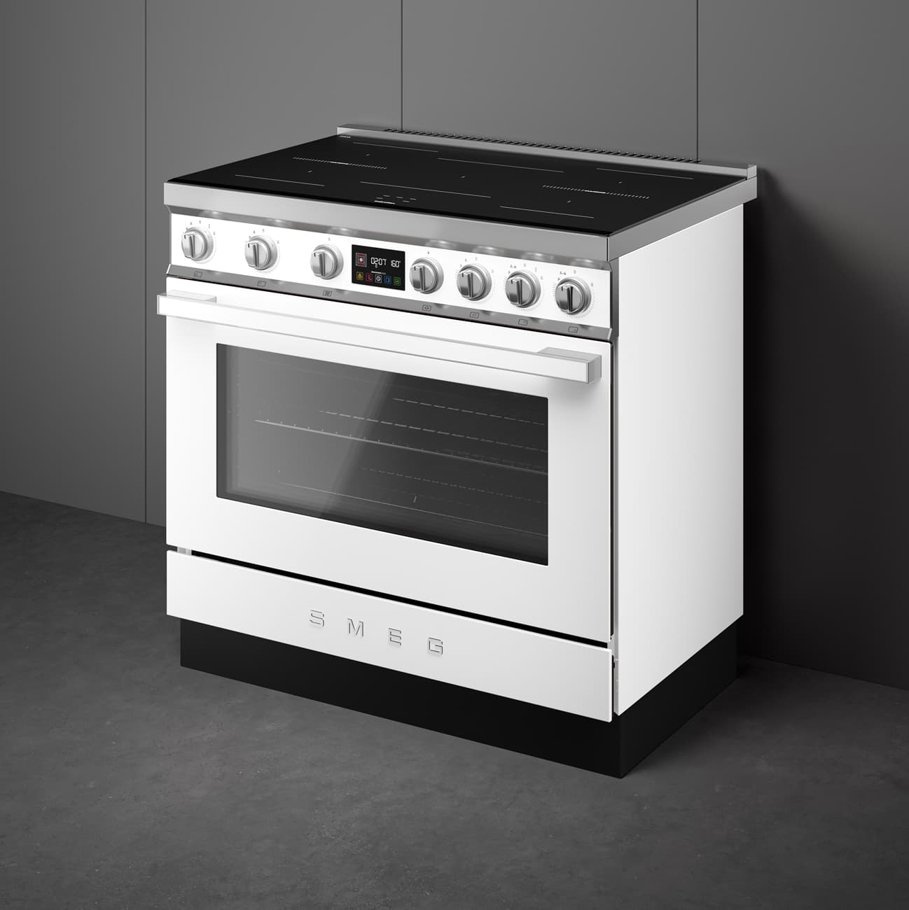 SMEG CPF90I1PWH2 fornuis, Wit (afbeelding 3 van 9)