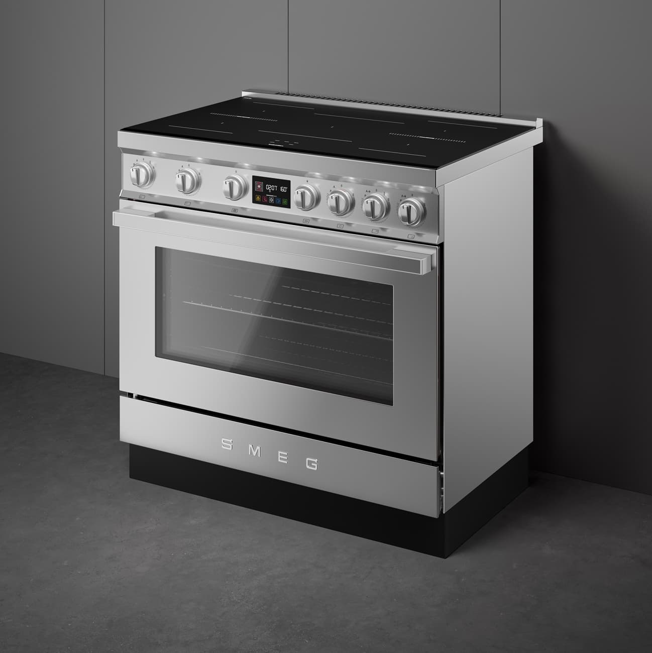 SMEG CPF90I1PX2 fornuis, Rvs (afbeelding 3 van 9)