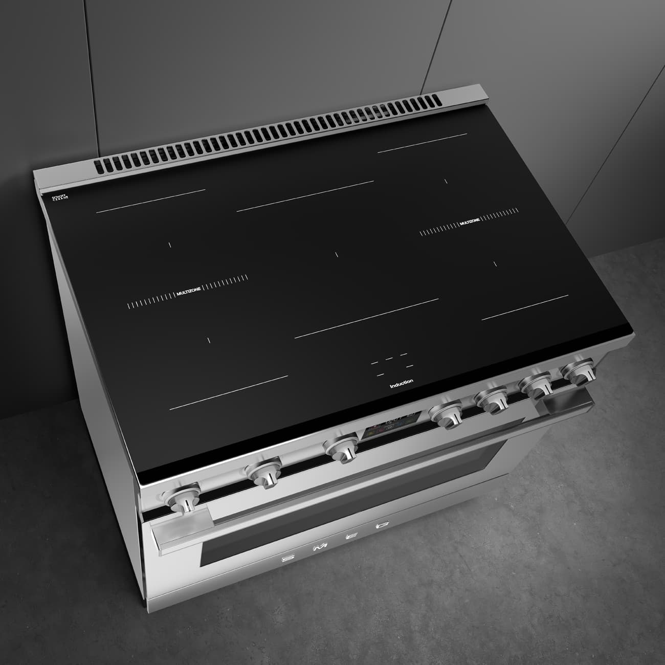 SMEG CPF90I1PX2 fornuis, Rvs (afbeelding 6 van 9)