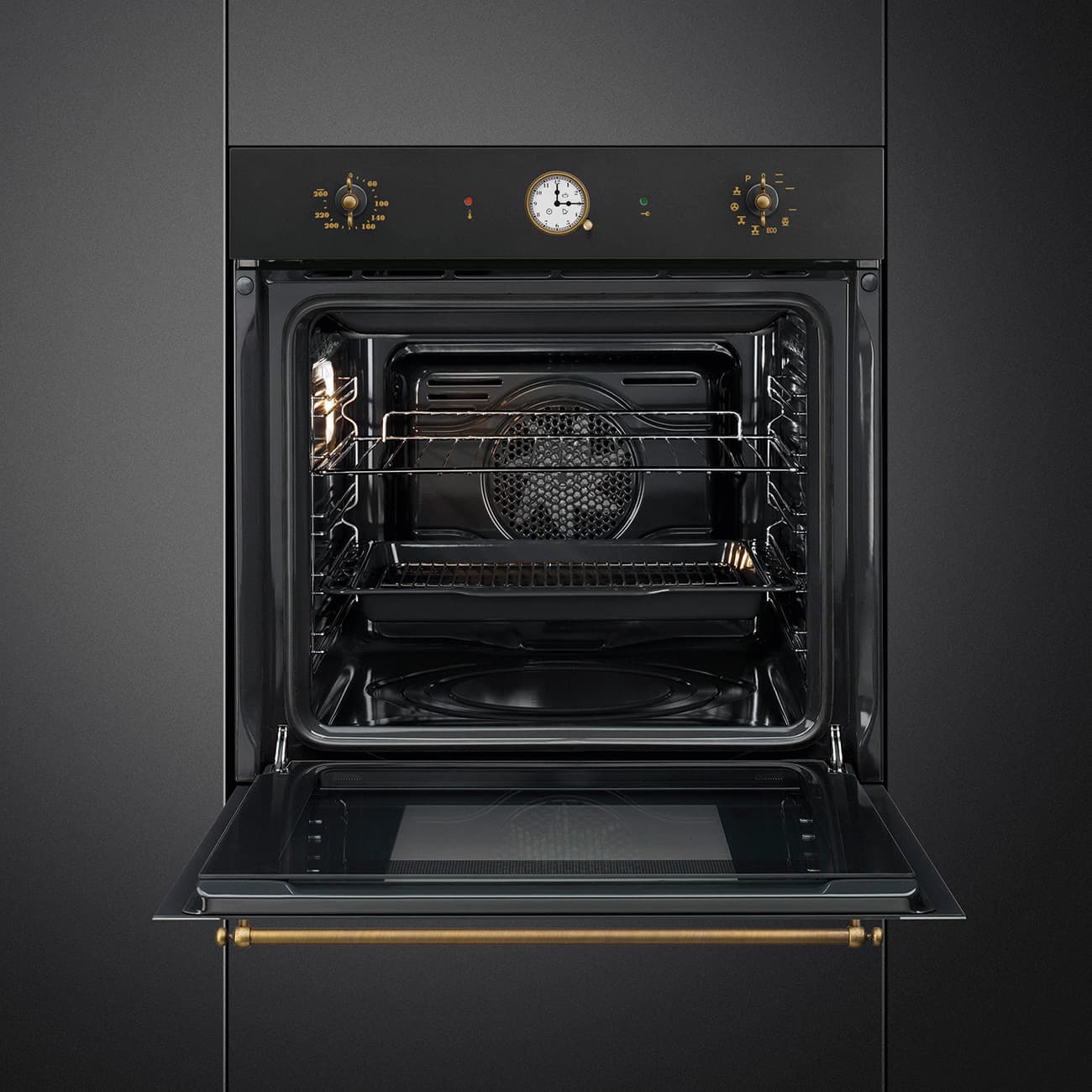 SMEG SFP68C1TAO oven, Mat zwart (afbeelding 2 van 6)