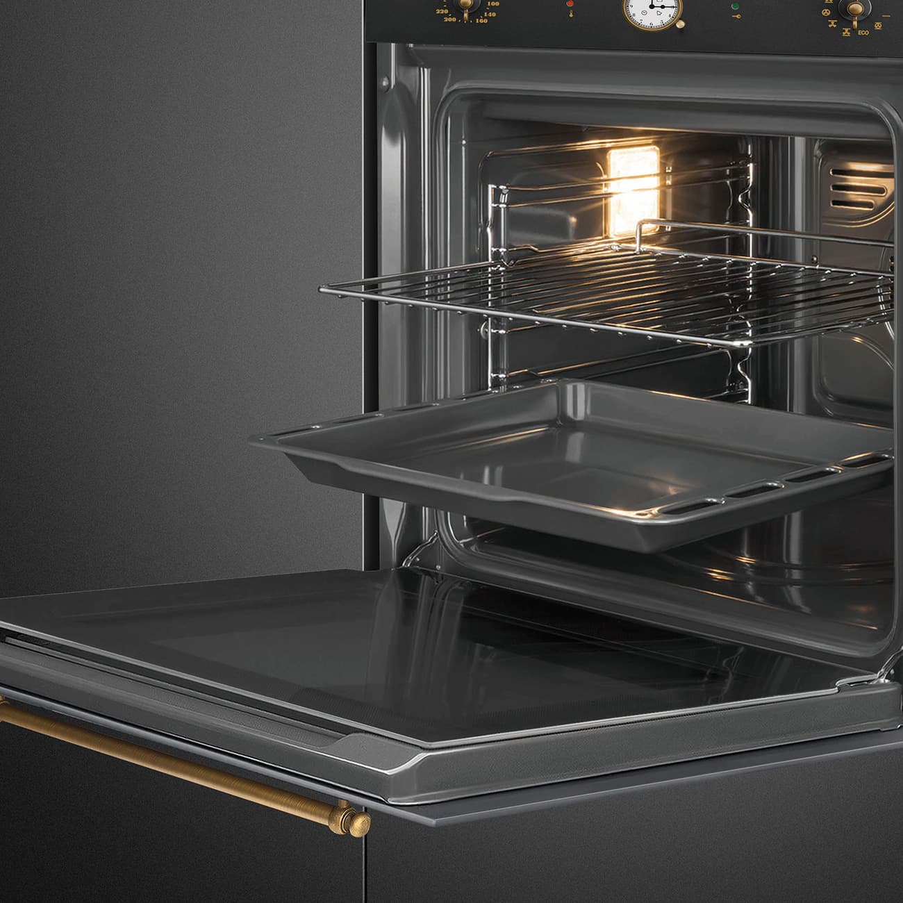 SMEG SFP68C1TAO oven, Mat zwart (afbeelding 3 van 6)