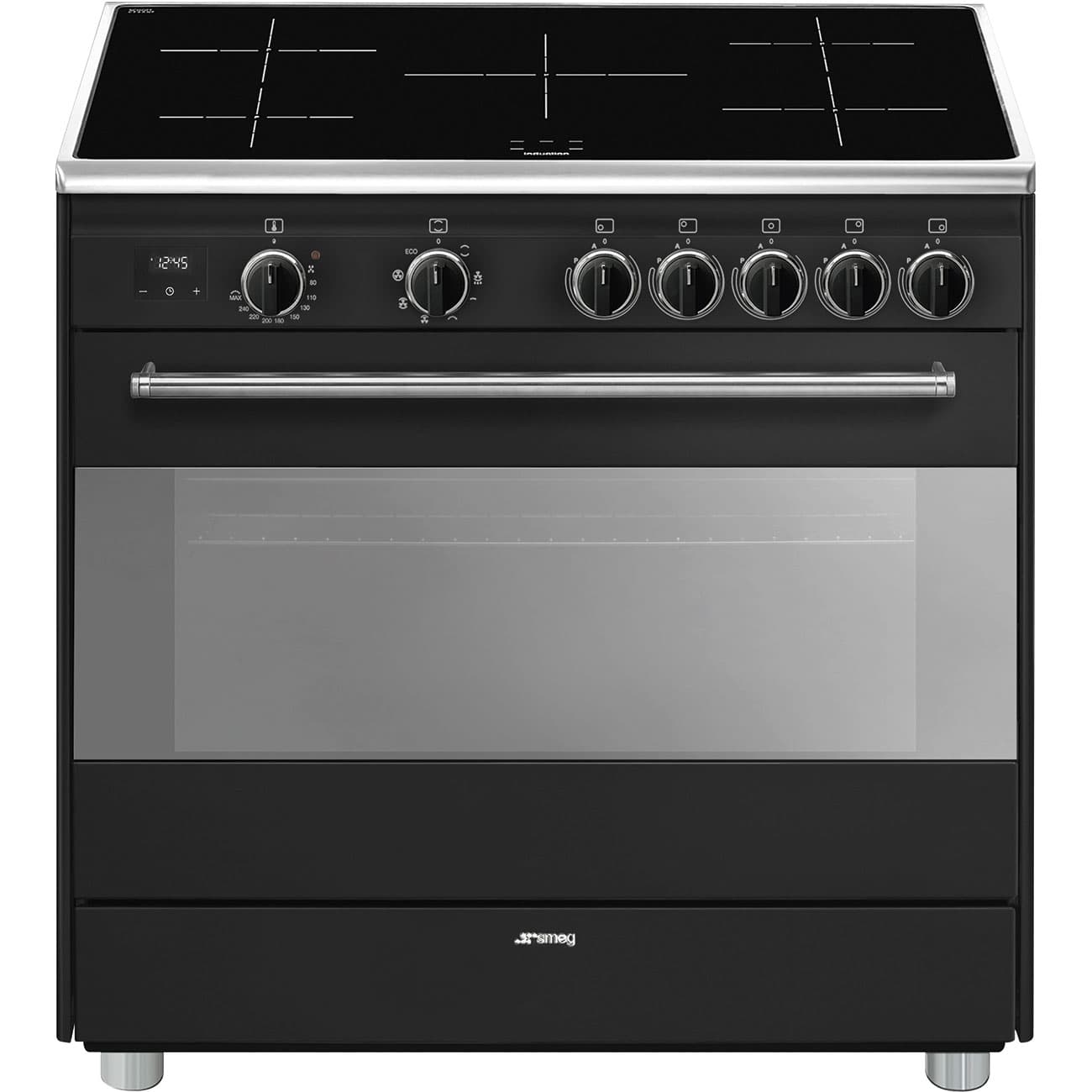 SMEG BG91IAN2 fornuis, Antraciet