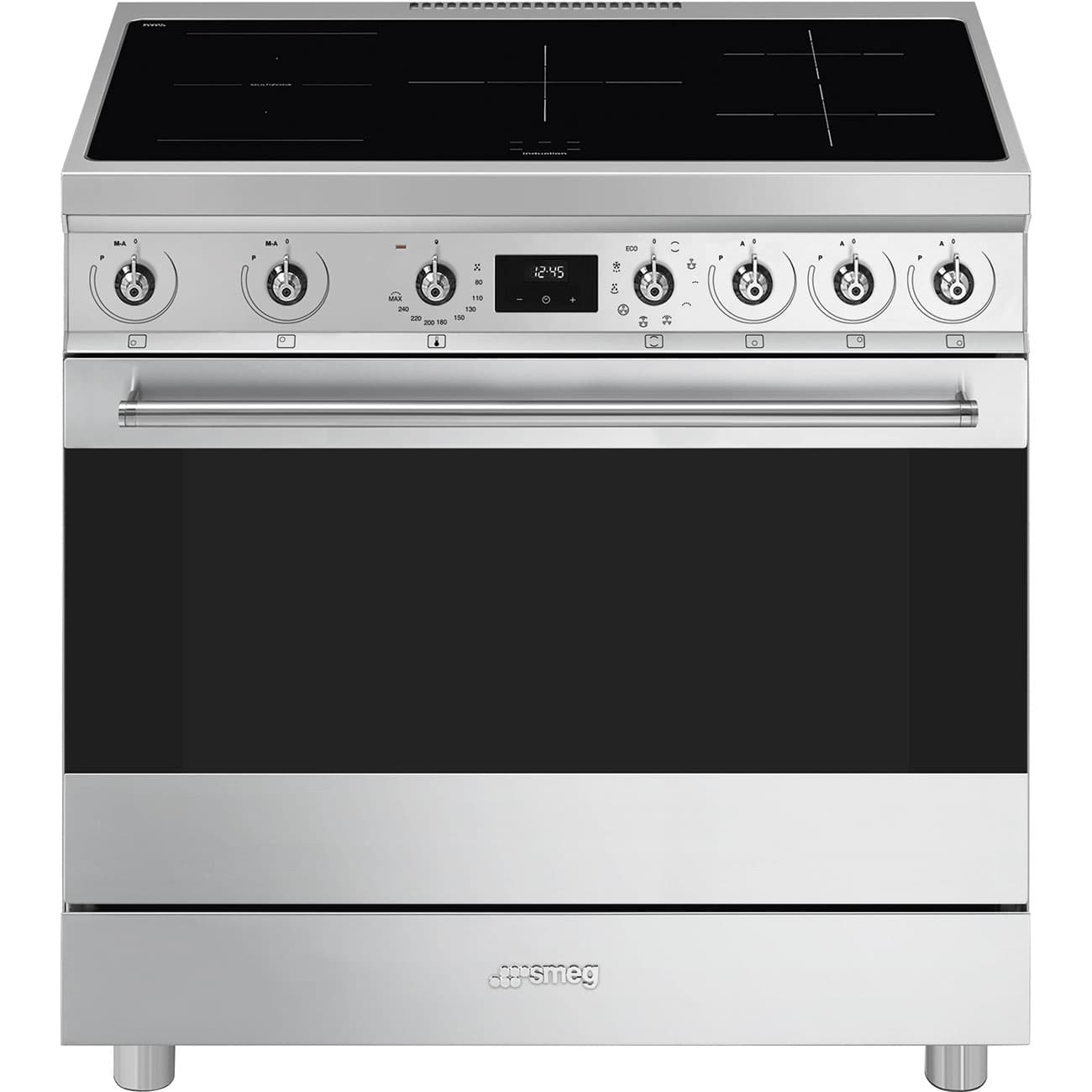 SMEG C9IMX2 fornuis, Rvs
