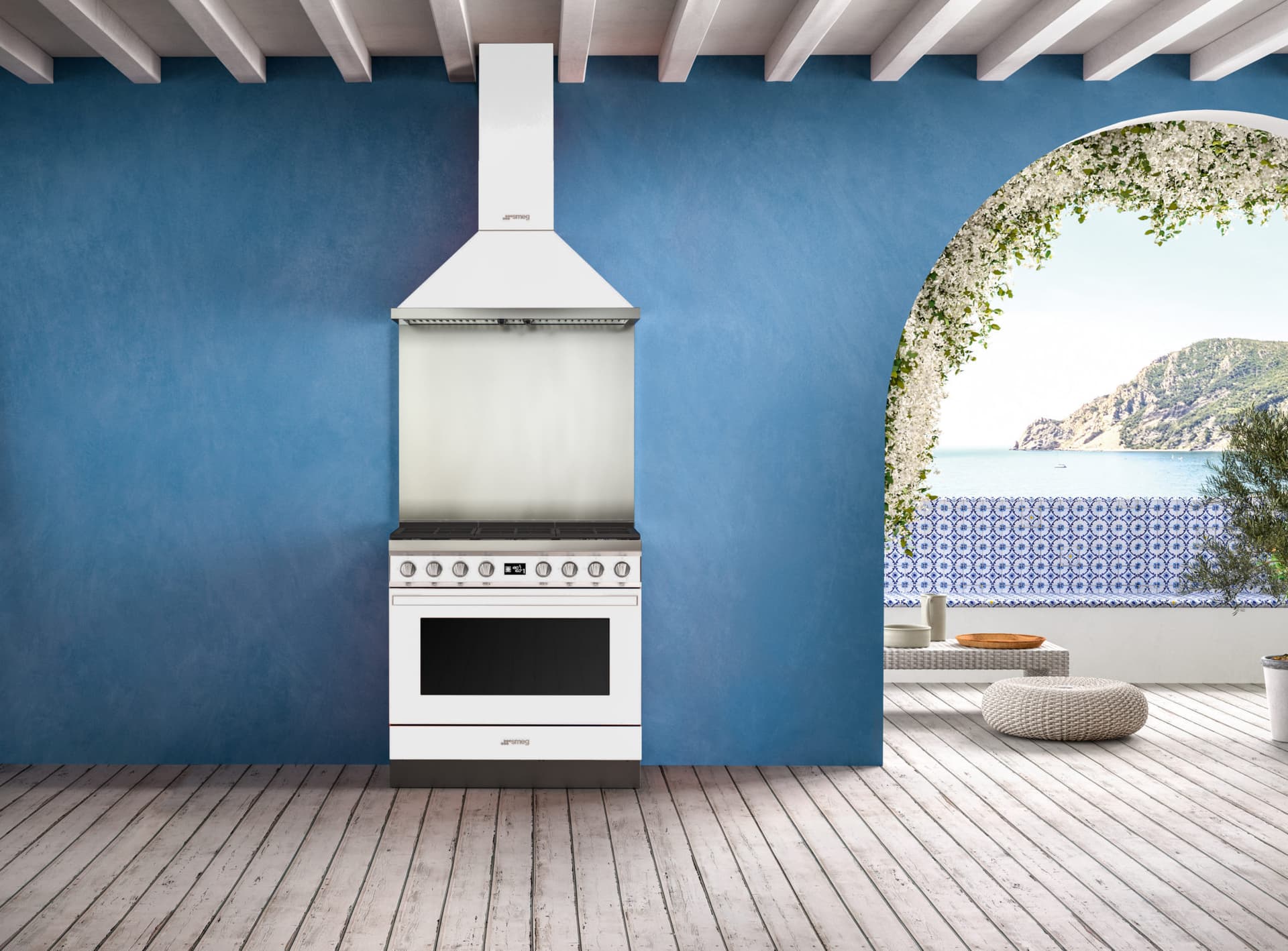 SMEG CPF9IPWH fornuis, Wit (afbeelding 2 van 5)