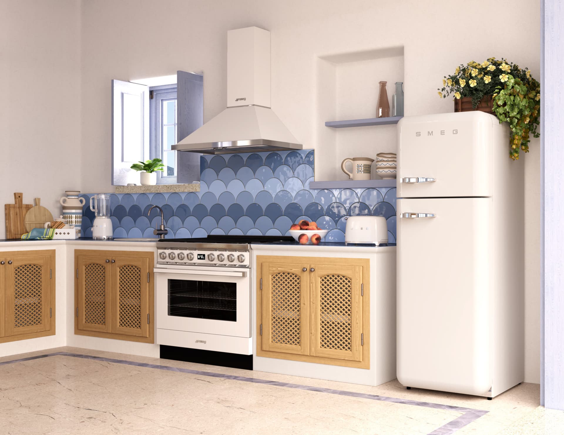 SMEG KIT600CPF9P afwerkstrip (afbeelding 3 van 4)