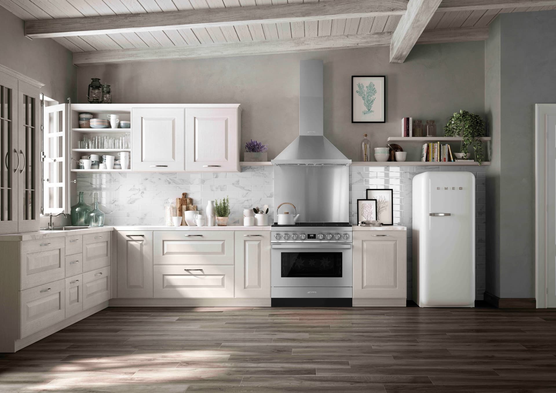 SMEG KPF9X wand afzuigkap, Rvs (afbeelding 3 van 4)