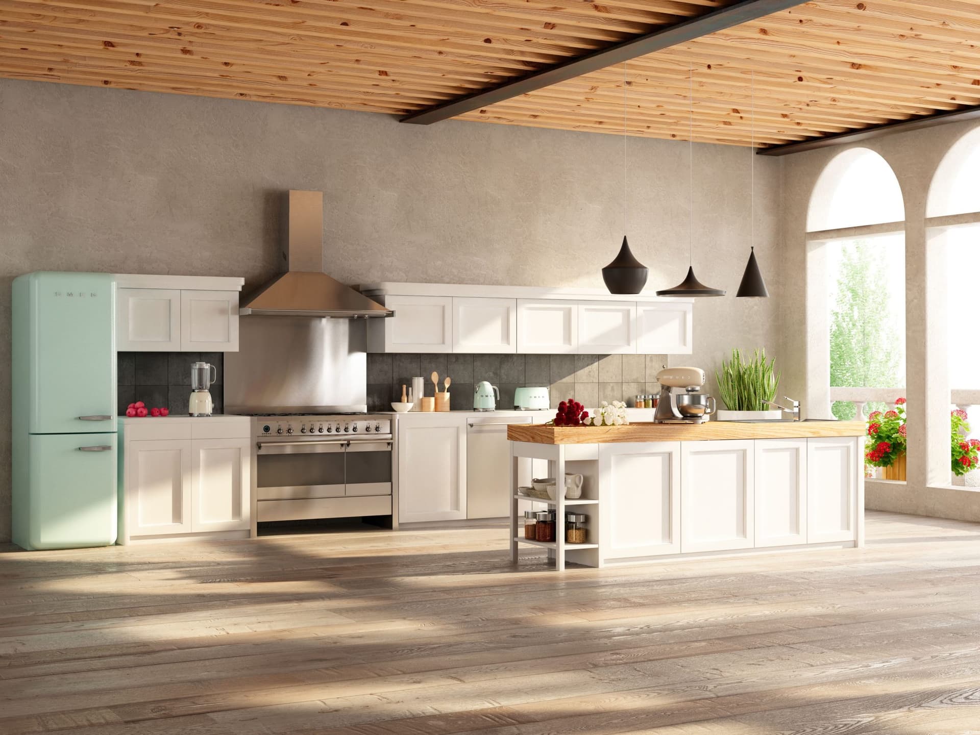SMEG KD120HXE wand afzuigkap, Rvs (afbeelding 2 van 4)