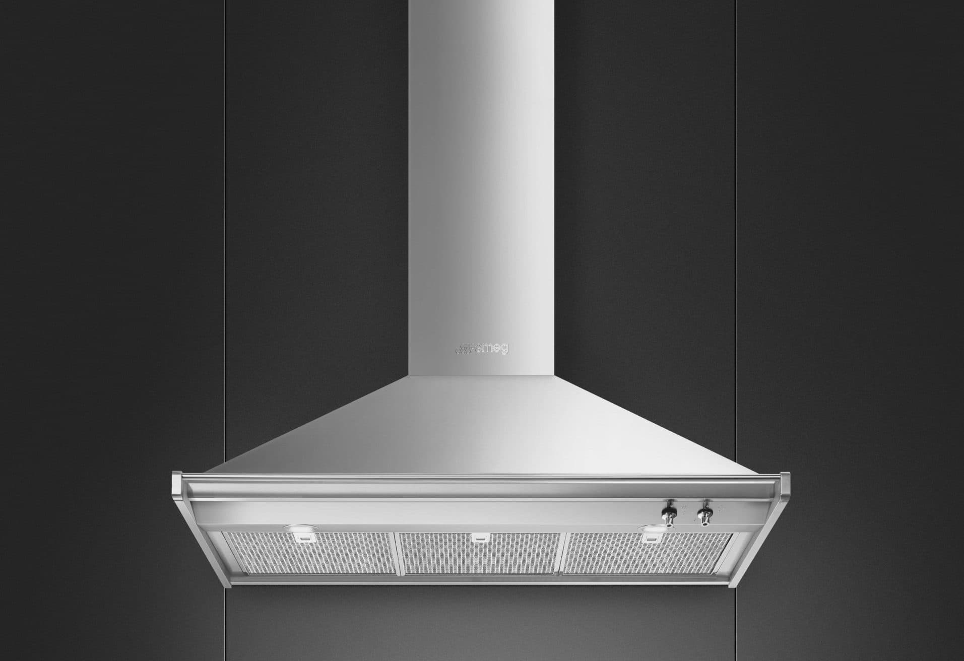 SMEG KD100HXE wand afzuigkap, Rvs (afbeelding 4 van 5)