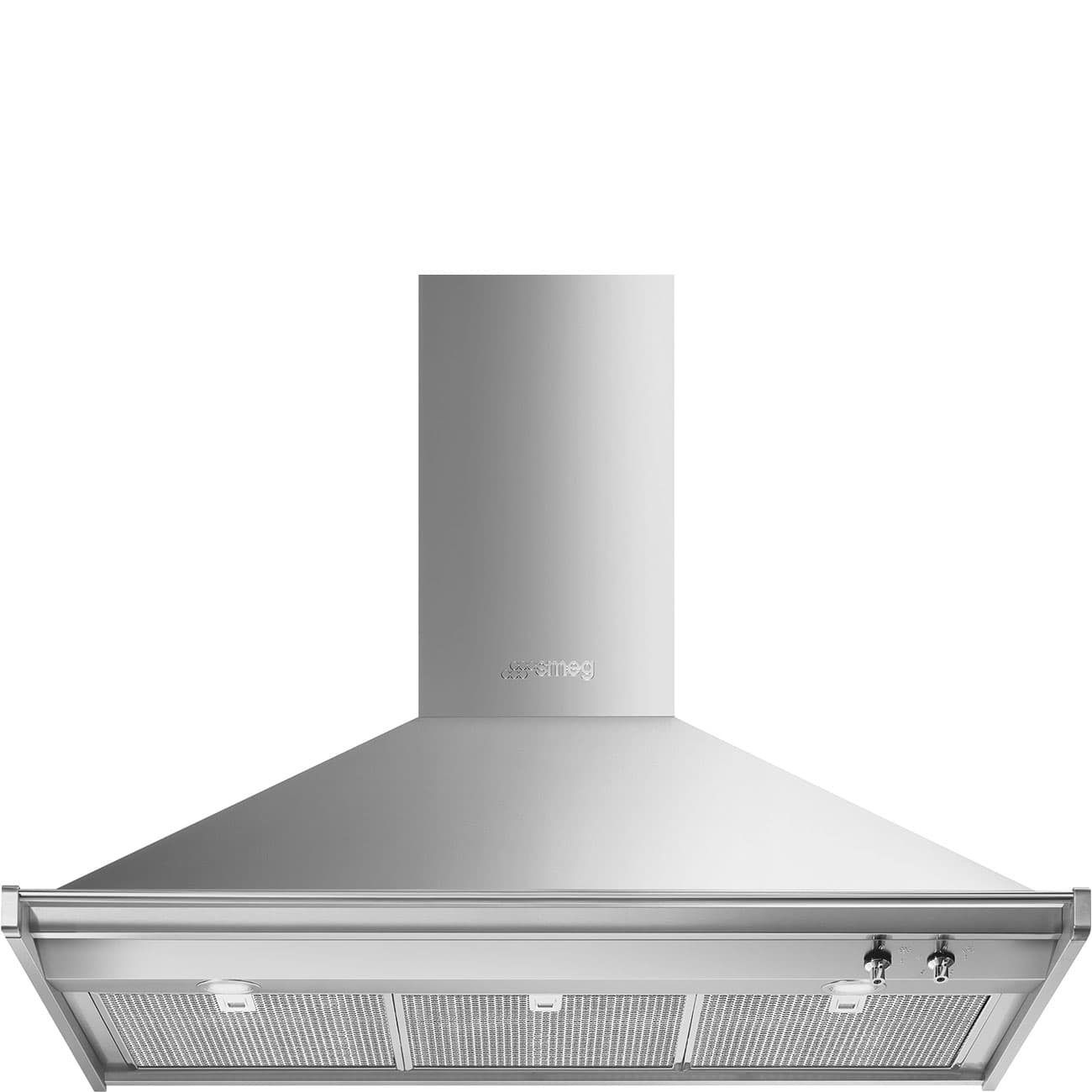 SMEG KD100HXE wand afzuigkap, Rvs