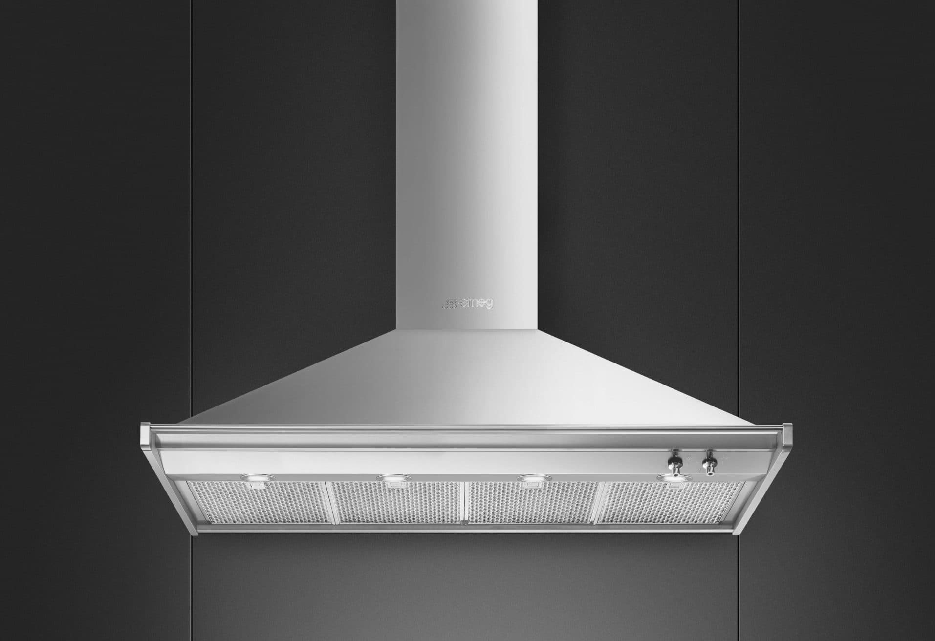 SMEG KD120HXE wand afzuigkap, Rvs (afbeelding 3 van 4)