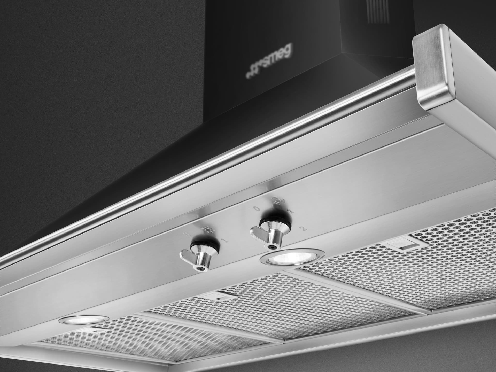 SMEG KD90HAE wand afzuigkap, Antraciet (afbeelding 3 van 4)