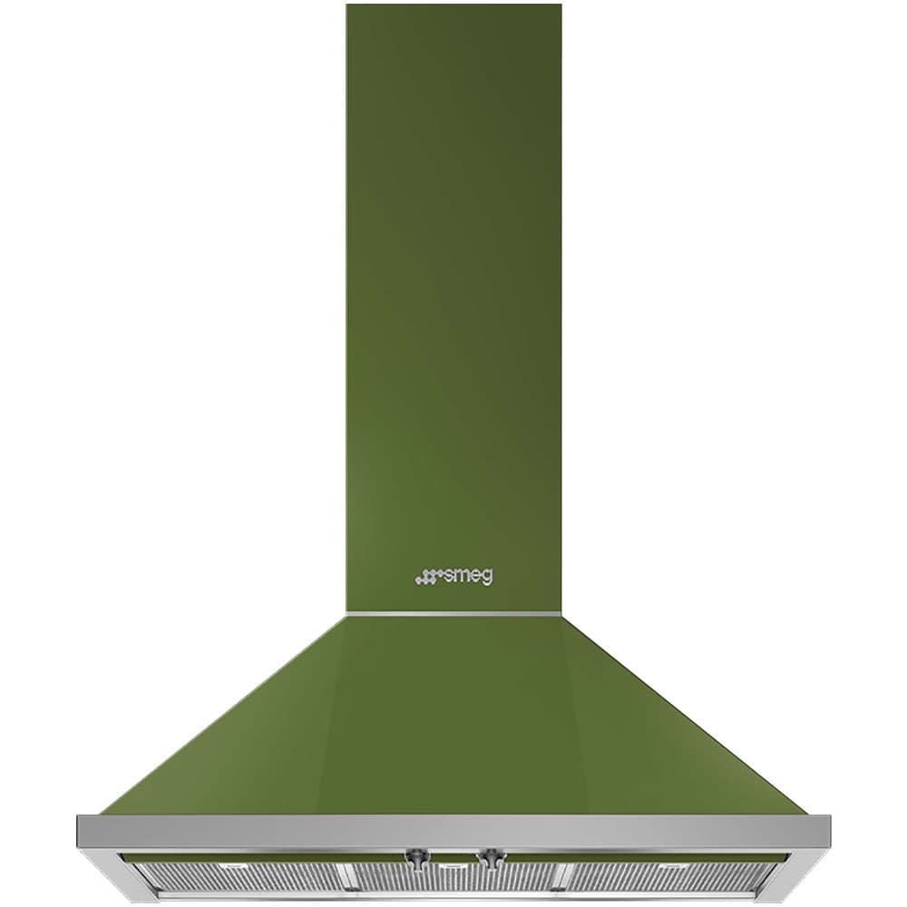 SMEG KPF9OG wand afzuigkap, Olijf groen (afbeelding 1 van 4)