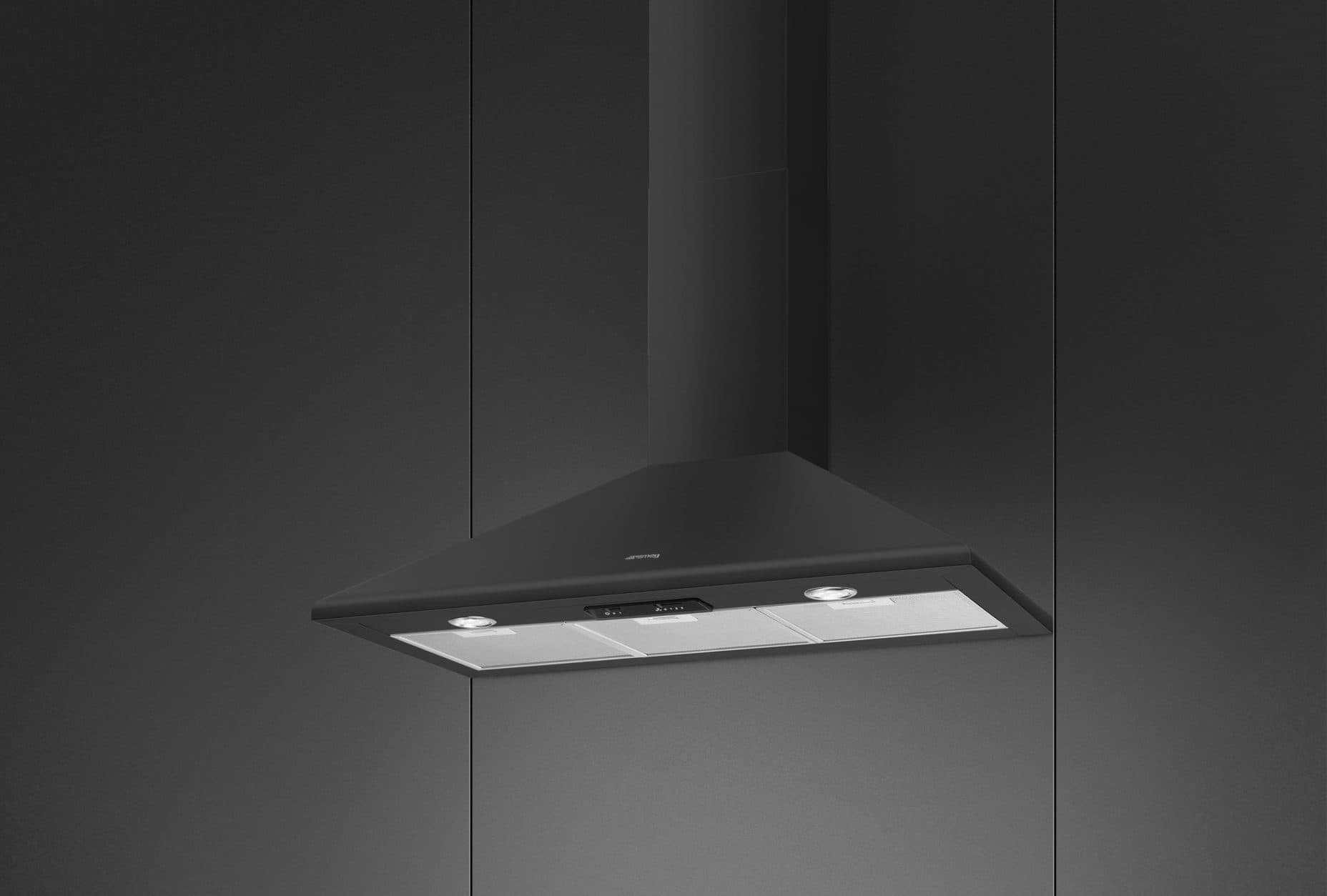 SMEG KSED95AE wand afzuigkap, Antraciet (afbeelding 2 van 4)