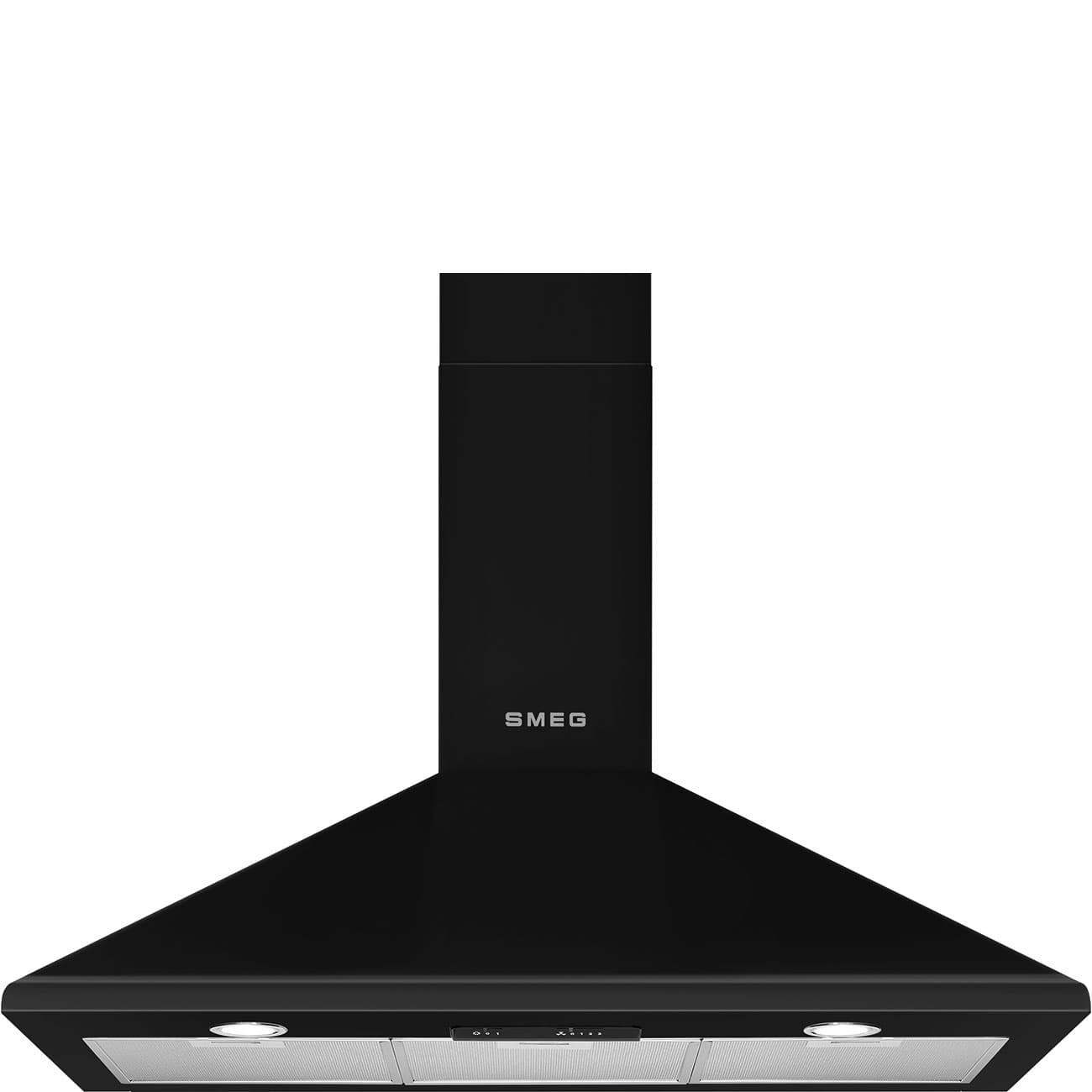 SMEG KSED95NEE wand afzuigkap, Zwart