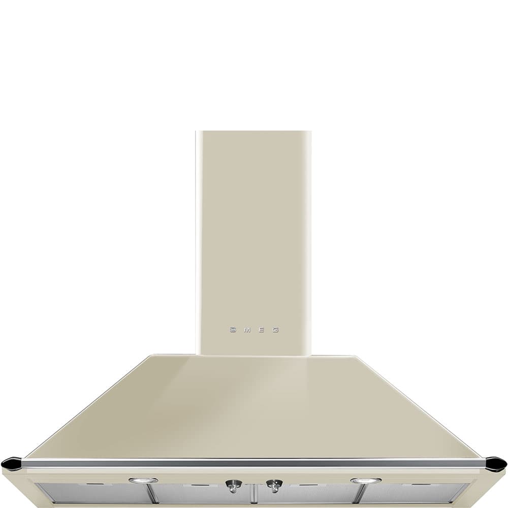 SMEG KT110PE wand afzuigkap, Creme (afbeelding 1 van 4)