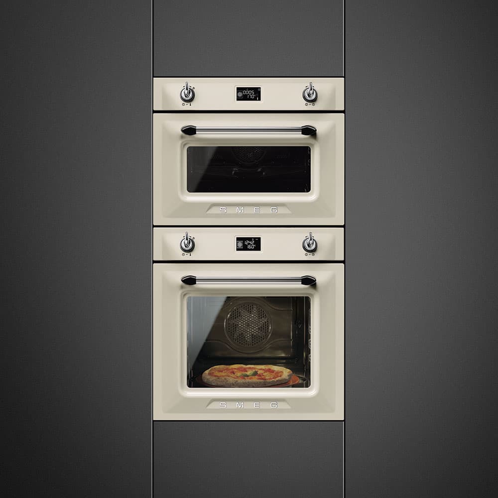SMEG SO4902M1P combi-magnetron oven, Creme (afbeelding 2 van 3)