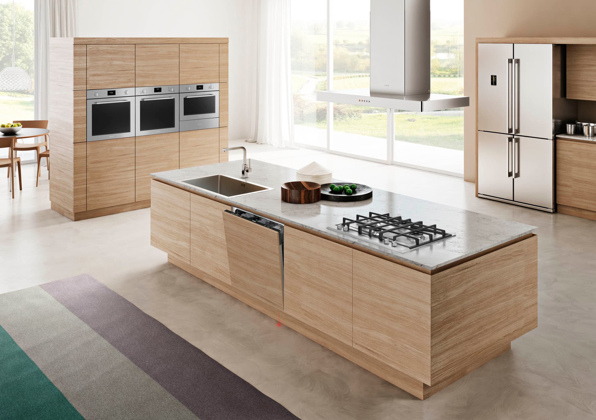 SMEG KI120XE eiland afzuigkap, Rvs (afbeelding 2 van 4)