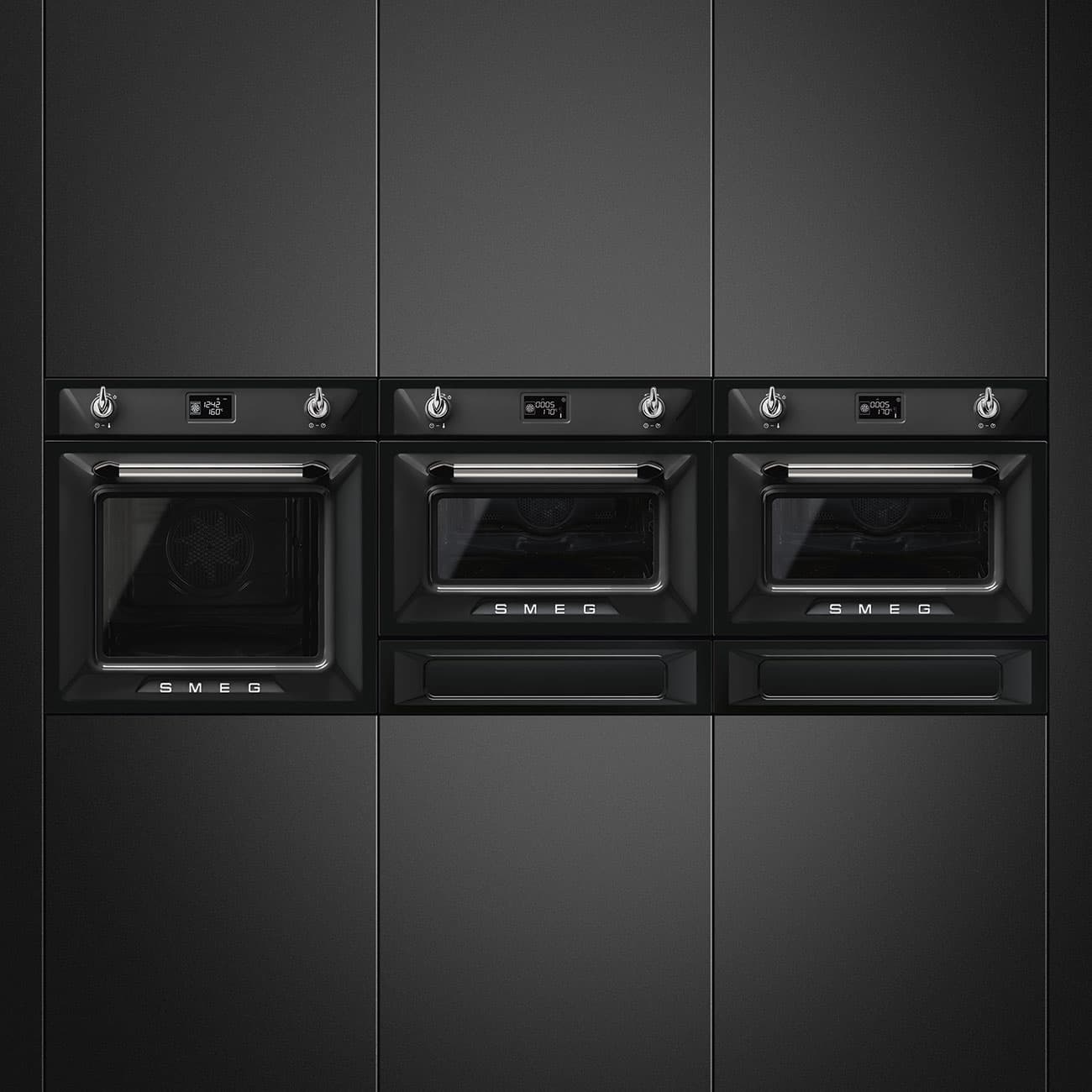 SMEG SO4902M1N combi-magnetron oven, Zwart (afbeelding 5 van 6)
