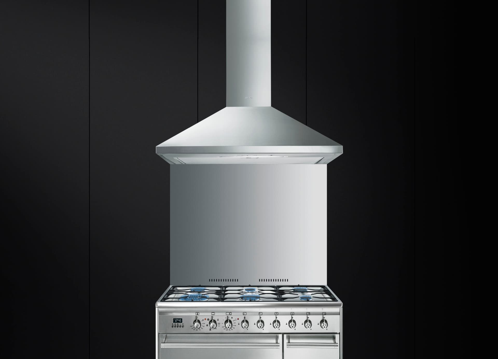 SMEG KSED95XE wand afzuigkap, Rvs (afbeelding 2 van 4)