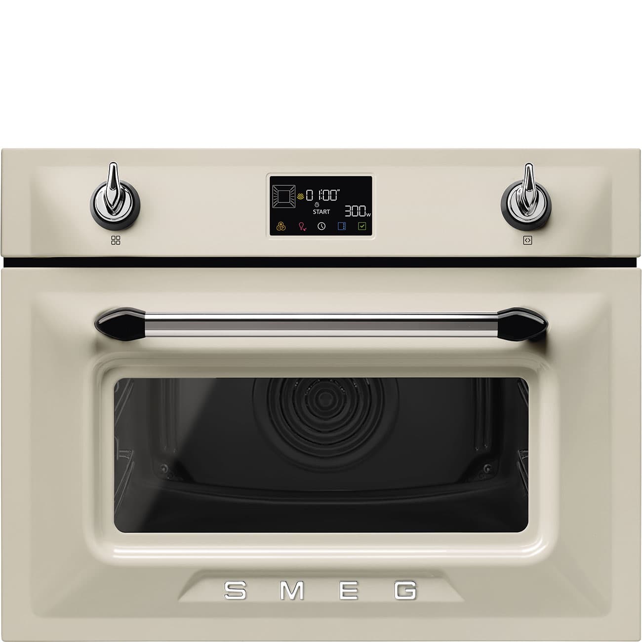 SMEG SO4902M1P combi-magnetron oven, Creme