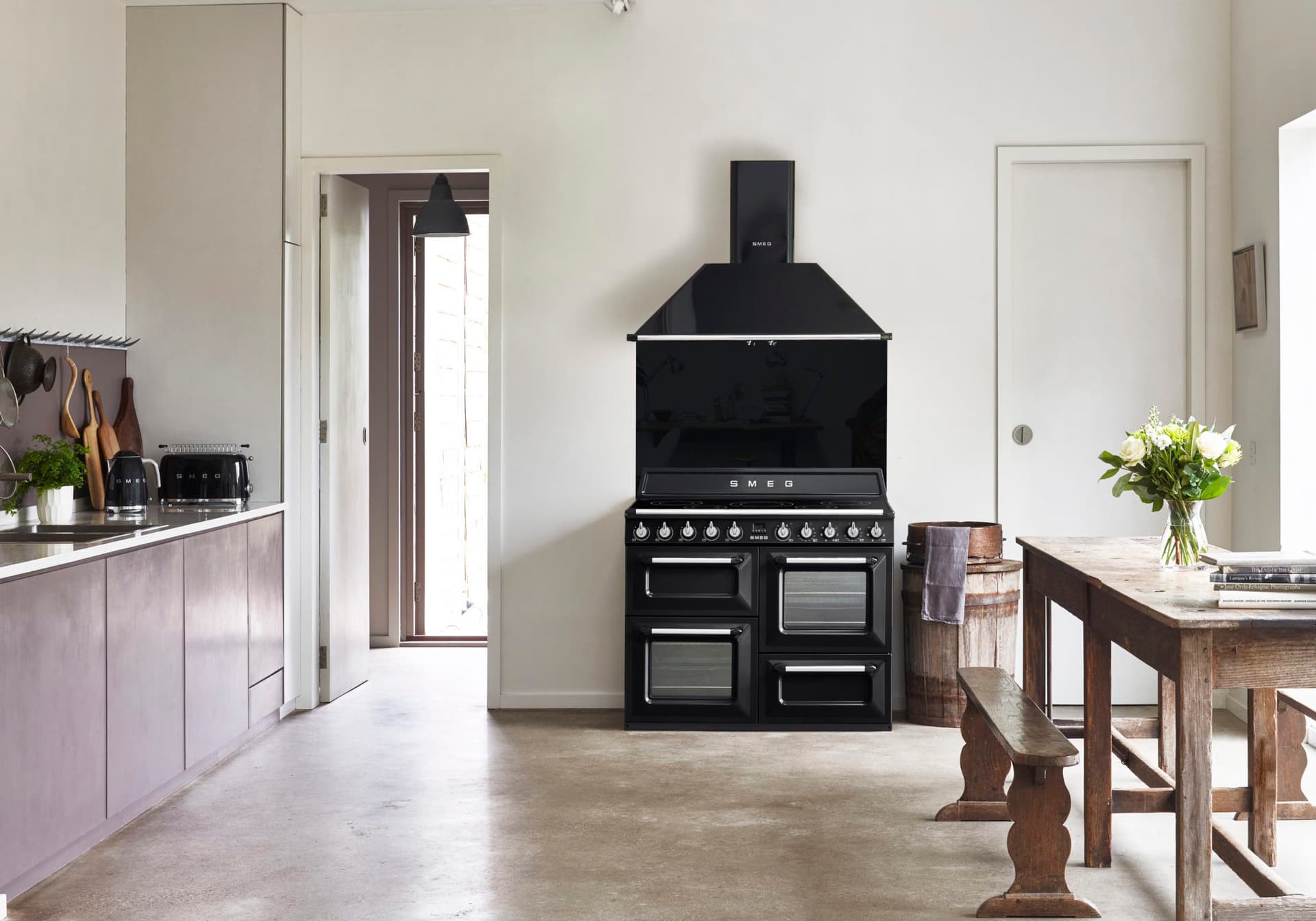 SMEG KT110GRE wand afzuigkap, Lei grijs (afbeelding 2 van 3)