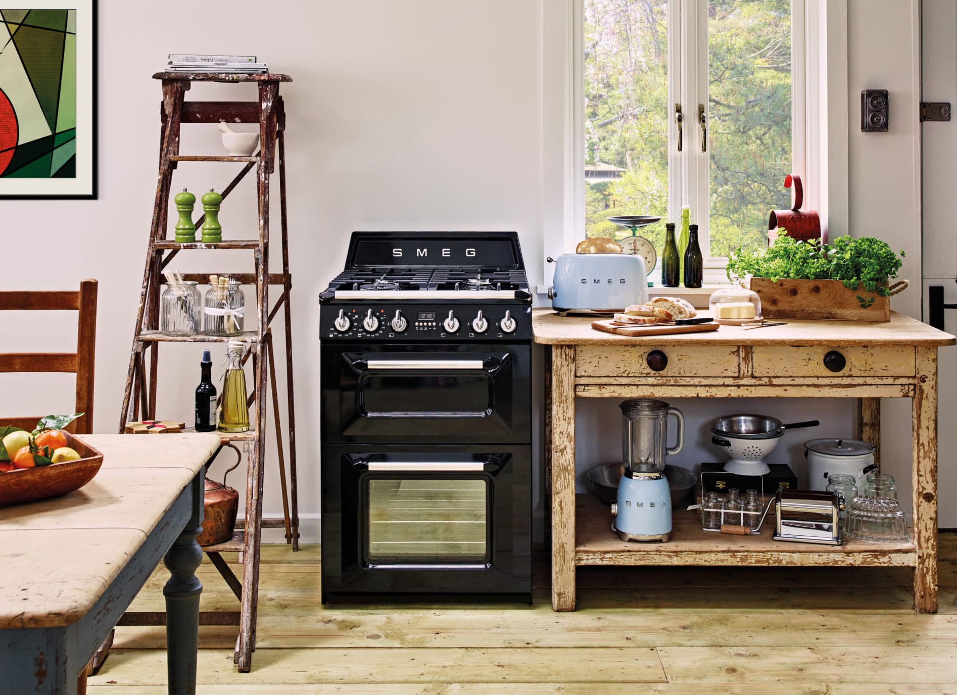 SMEG C6IMXT2 fornuis, Rvs (afbeelding 3 van 5)