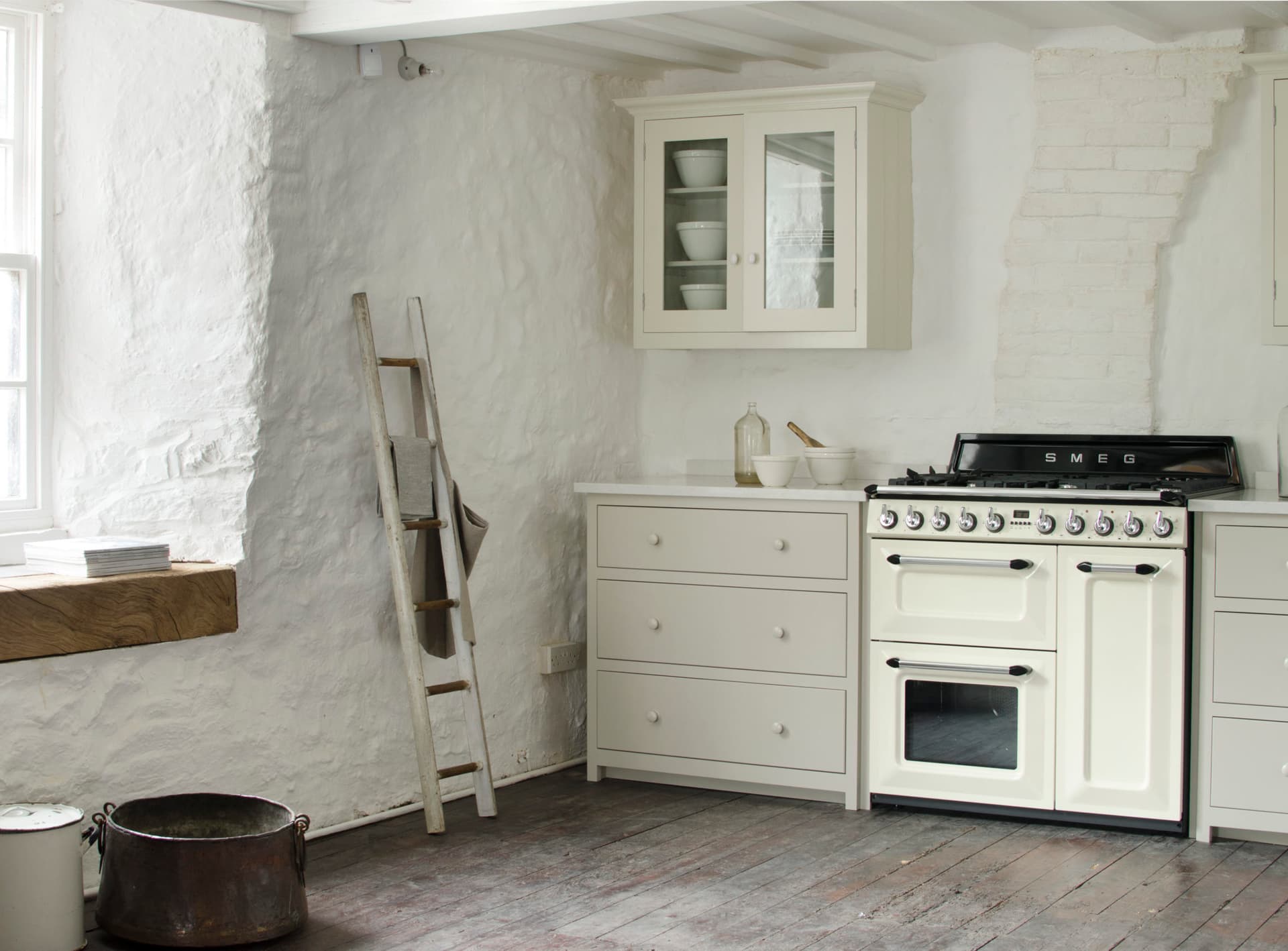 SMEG TR93IP2 inductie fornuis crème (afbeelding 3 van 4)