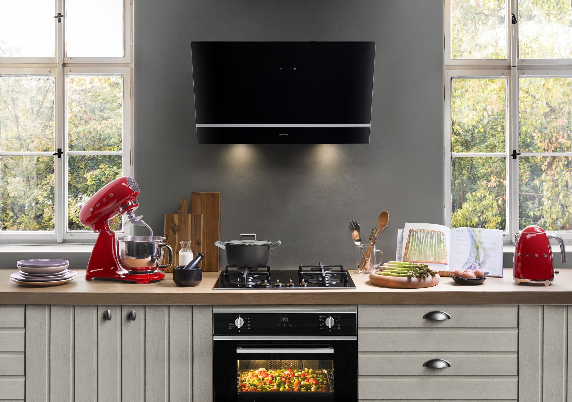 SMEG SFP6401TB oven, Zwart (afbeelding 2 van 3)