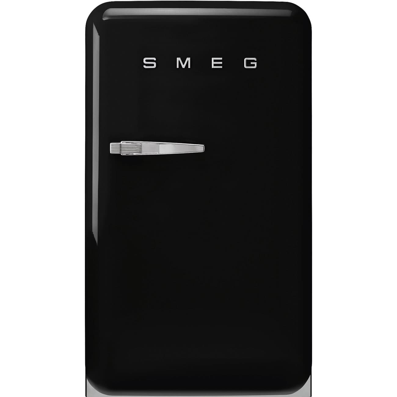 SMEG FAB10RBL6 retro koelkast, Zwart