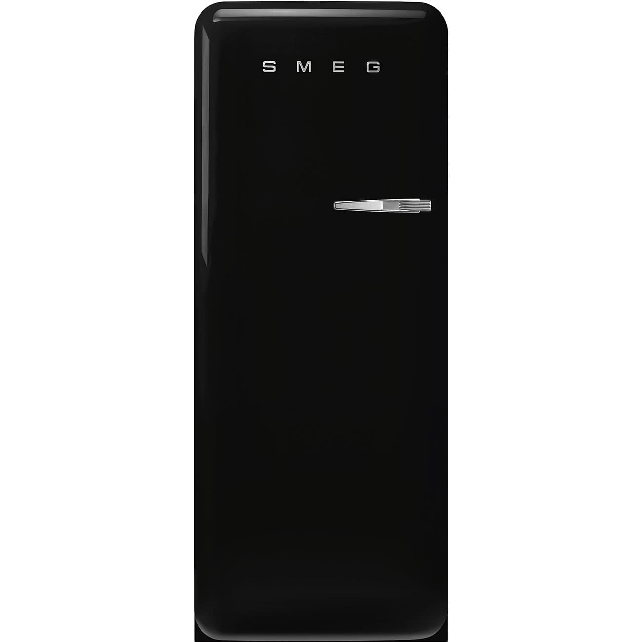 SMEG FAB28LBL6 retro koelkast, Zwart