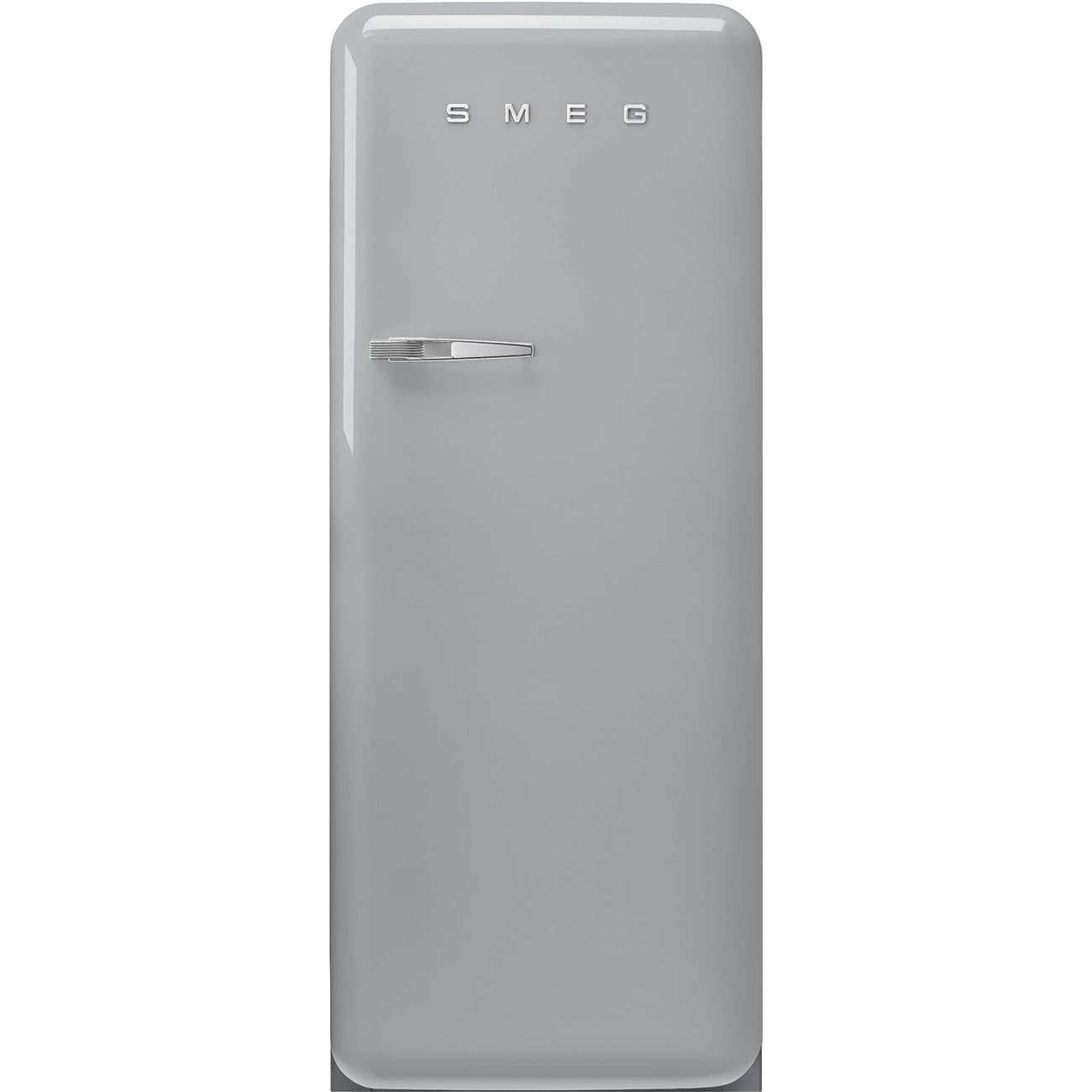 SMEG FAB28RSV6 retro koelkast, Zilver (afbeelding 1 van 5)