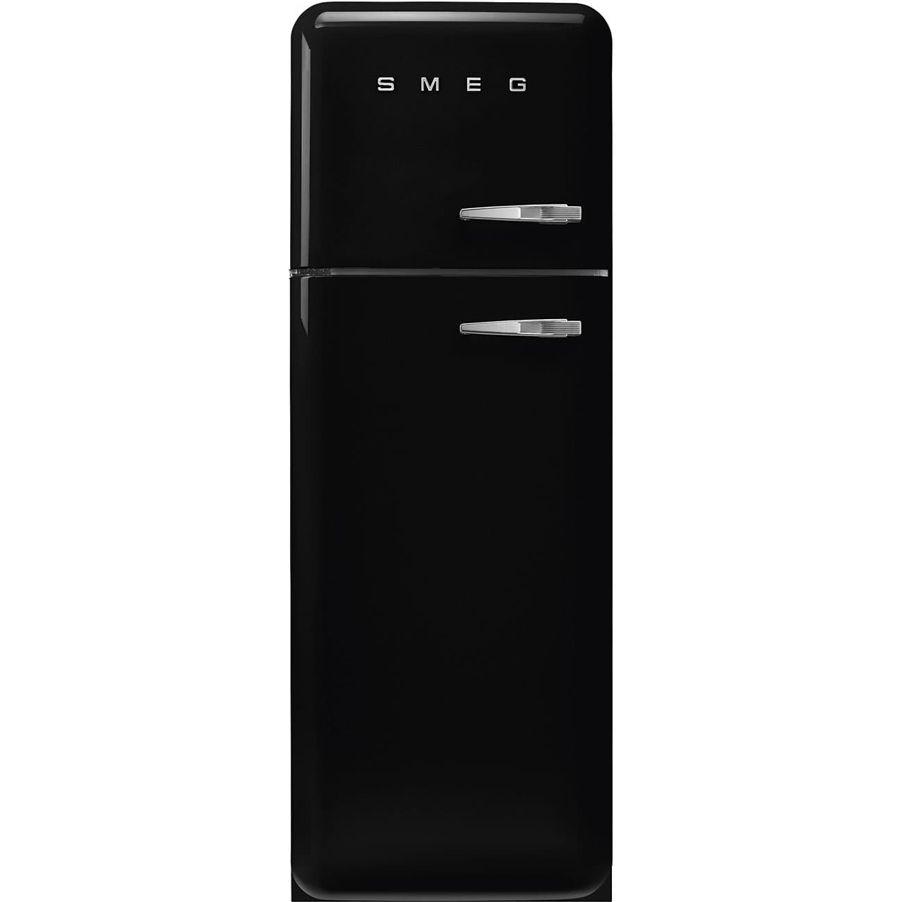 SMEG FAB30LBL6 retro koelkast, Zwart (afbeelding 1 van 6)