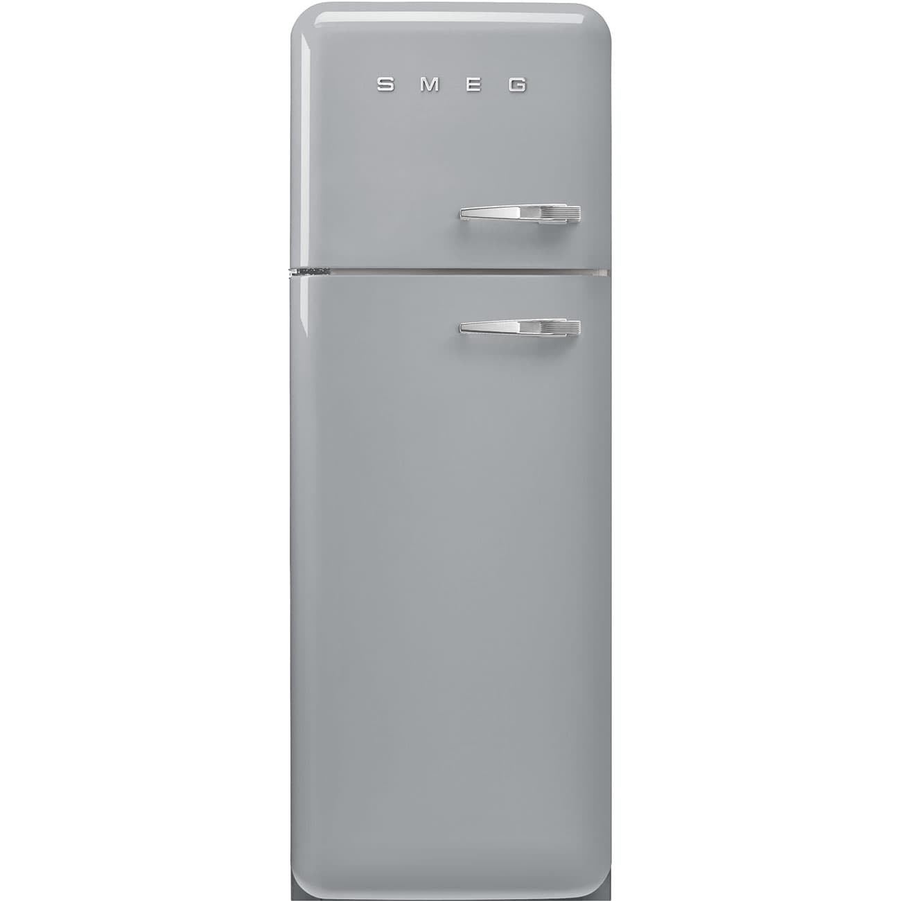 SMEG FAB30LSV6 retro koelkast, Zilver (afbeelding 1 van 6)