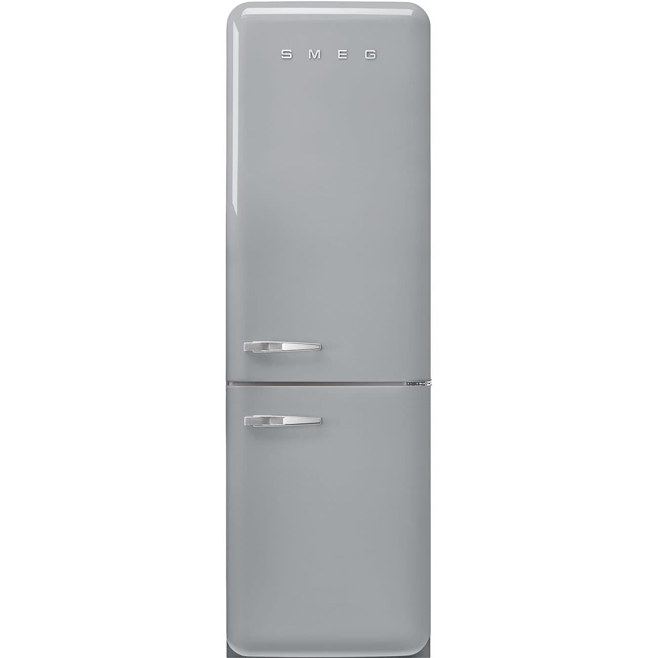 SMEG FAB32RSV6 retro koelkast, Zilver (afbeelding 1 van 6)