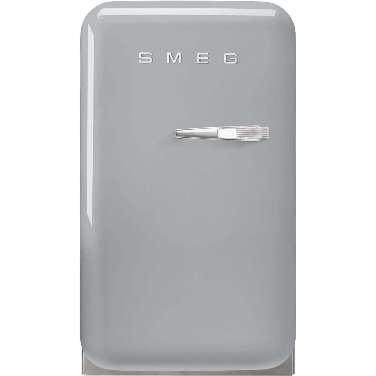 SMEG FAB5LSV6 retro koelkast, Zilver (afbeelding 1 van 5)