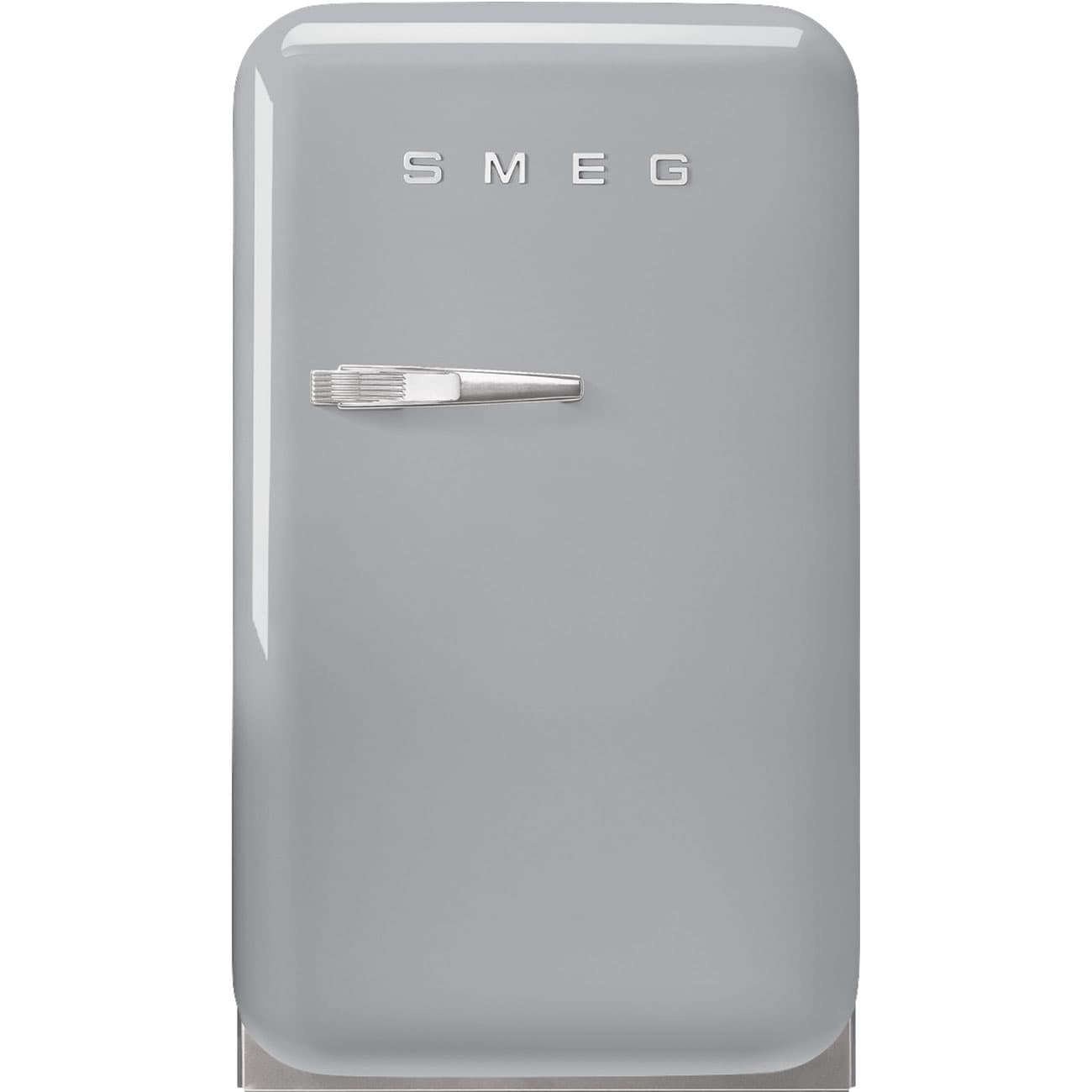 SMEG FAB5RSV6 retro koelkast, Zilver